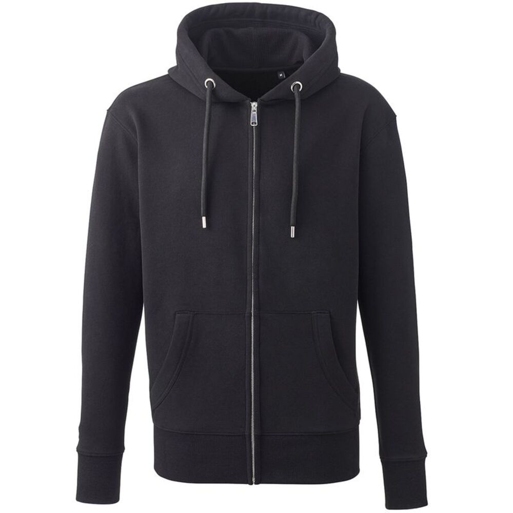 Anthem Mens Full Zip Hoodie / Black